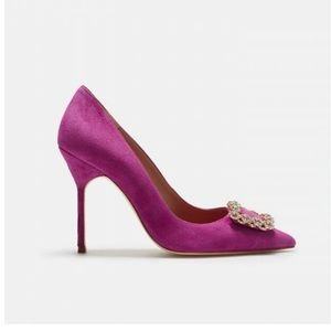 Carolina Herrera Magenta heels